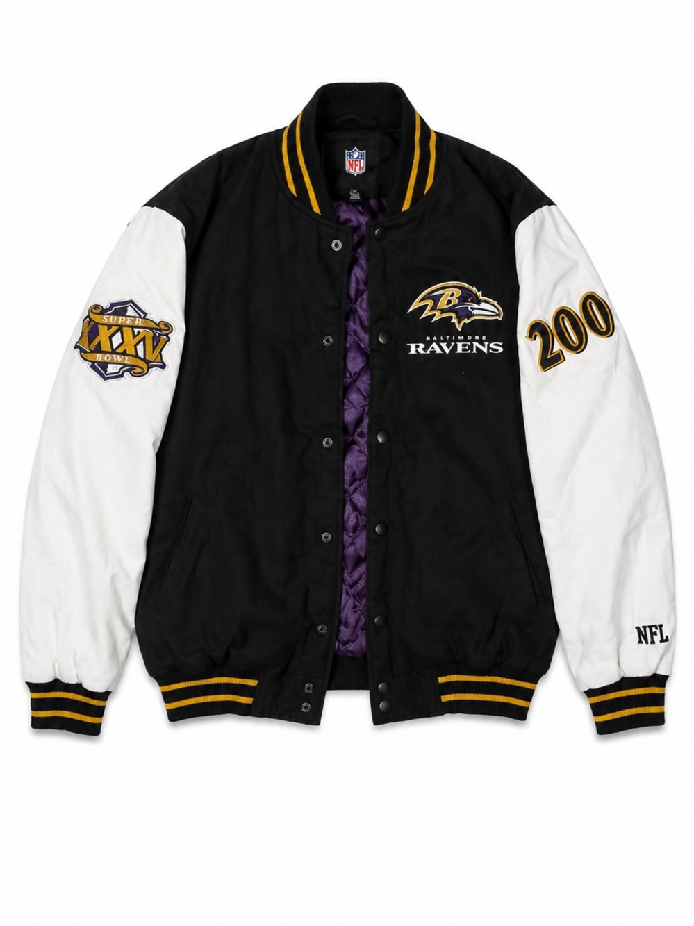“RARE” Vintage Baltimore Ravens Super Bowl XXXV varsity jacket